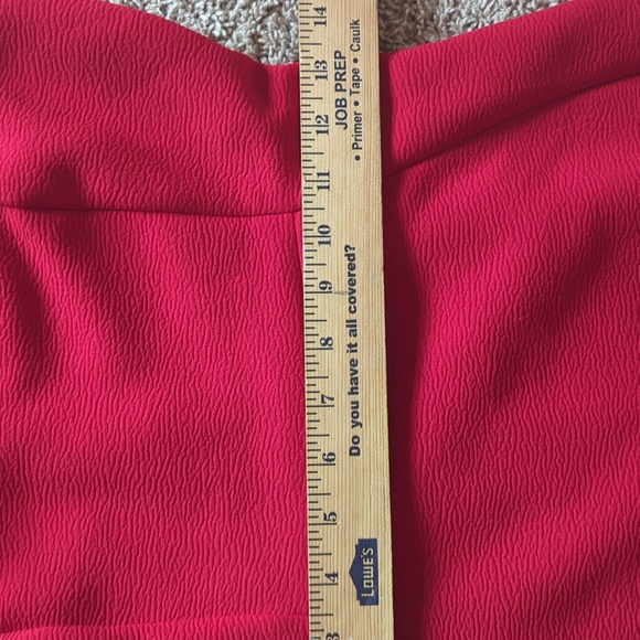 Calvin Klein Red Sleeveless Midi Sheath Dress Size 2 - Picture 11 of 13